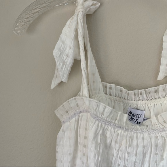 Princess Polly White Gingham Dress - Picture 3 of 4